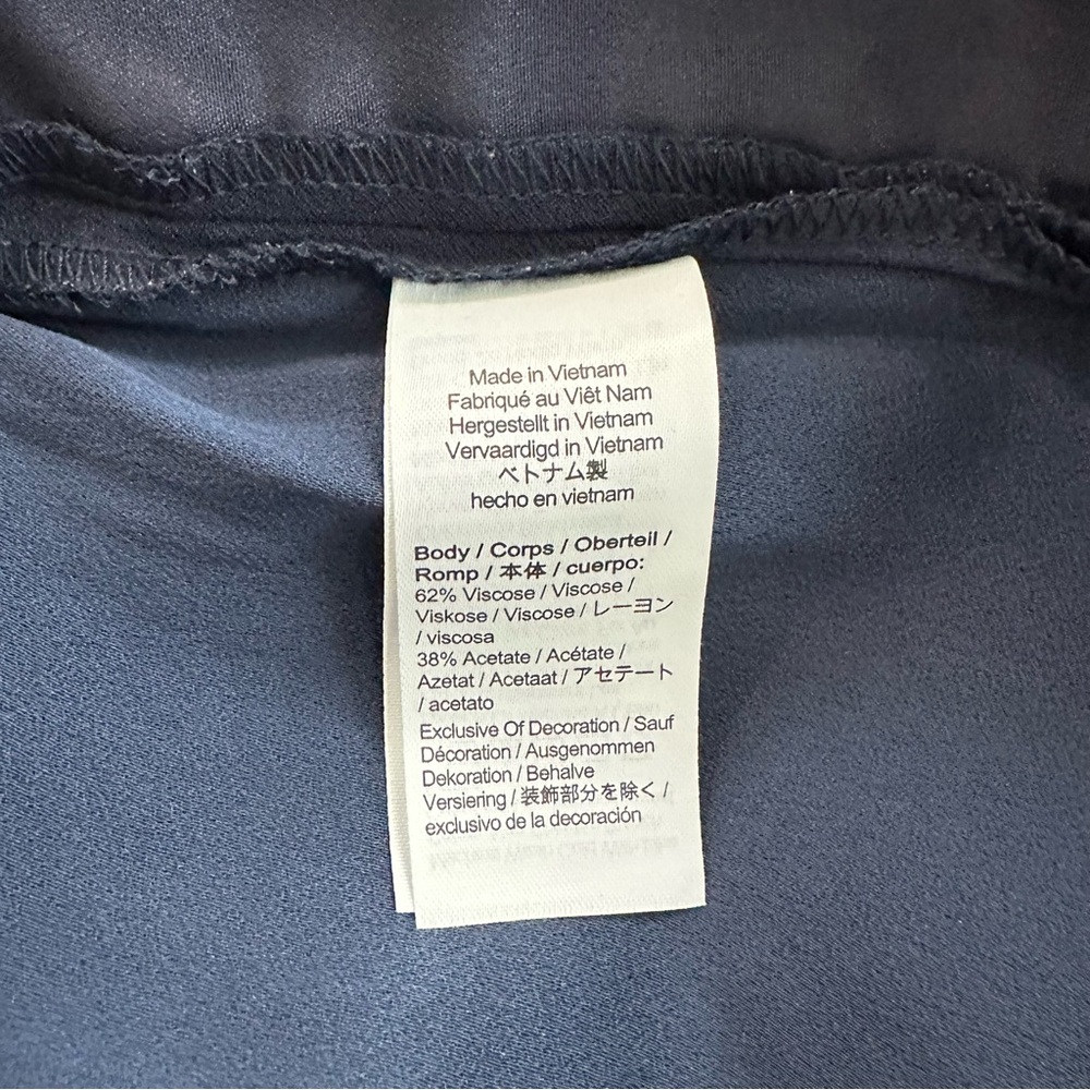 J. Crew Crepe Track Pants in Navy | 16 | NWT - Picture 13 of 16
